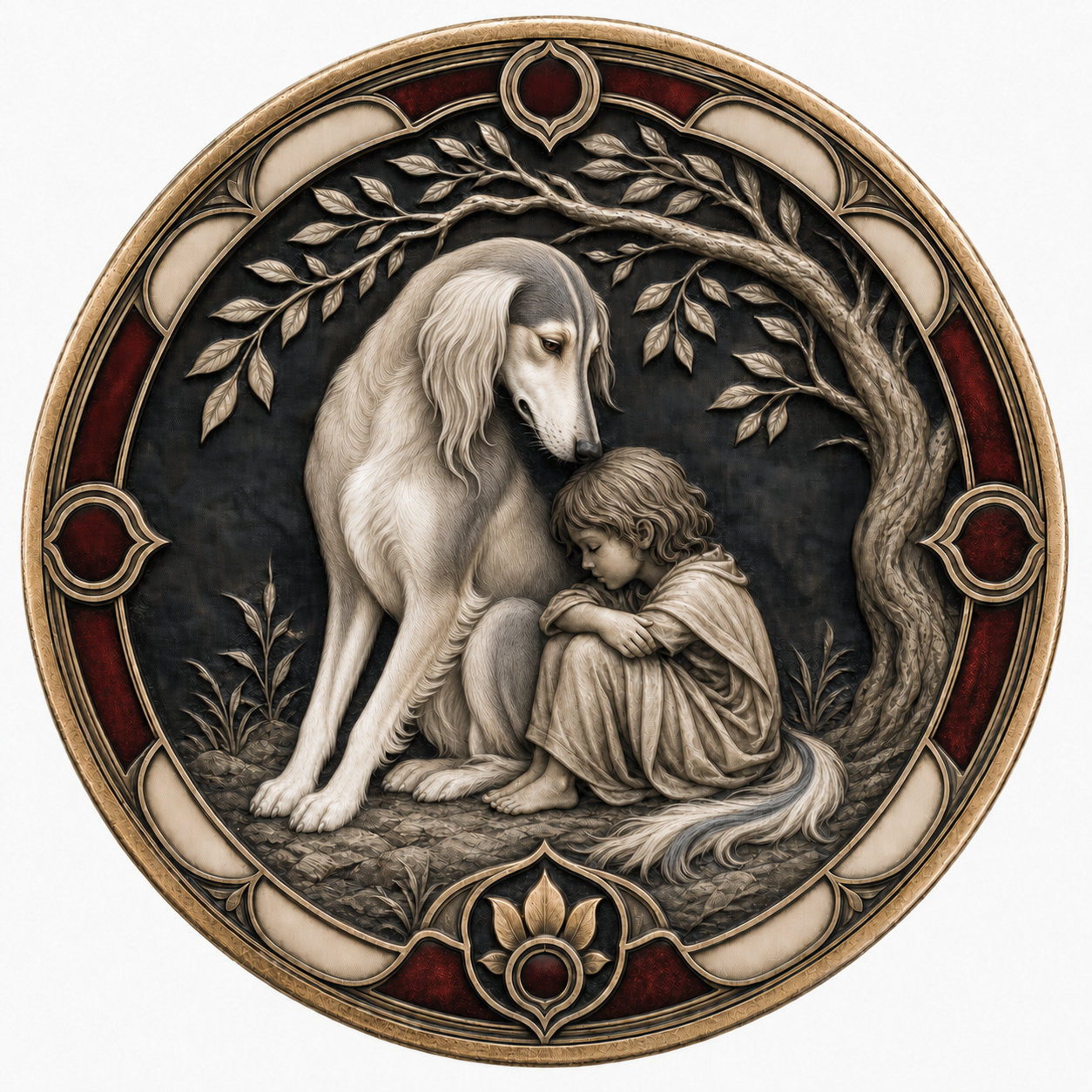 SHADY medallion